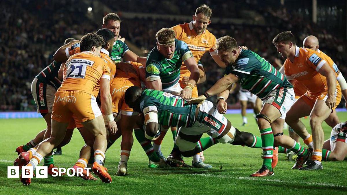 Premiership: Leicester 44-34 Sale – Tigers fight back for crucial win over Sharks
