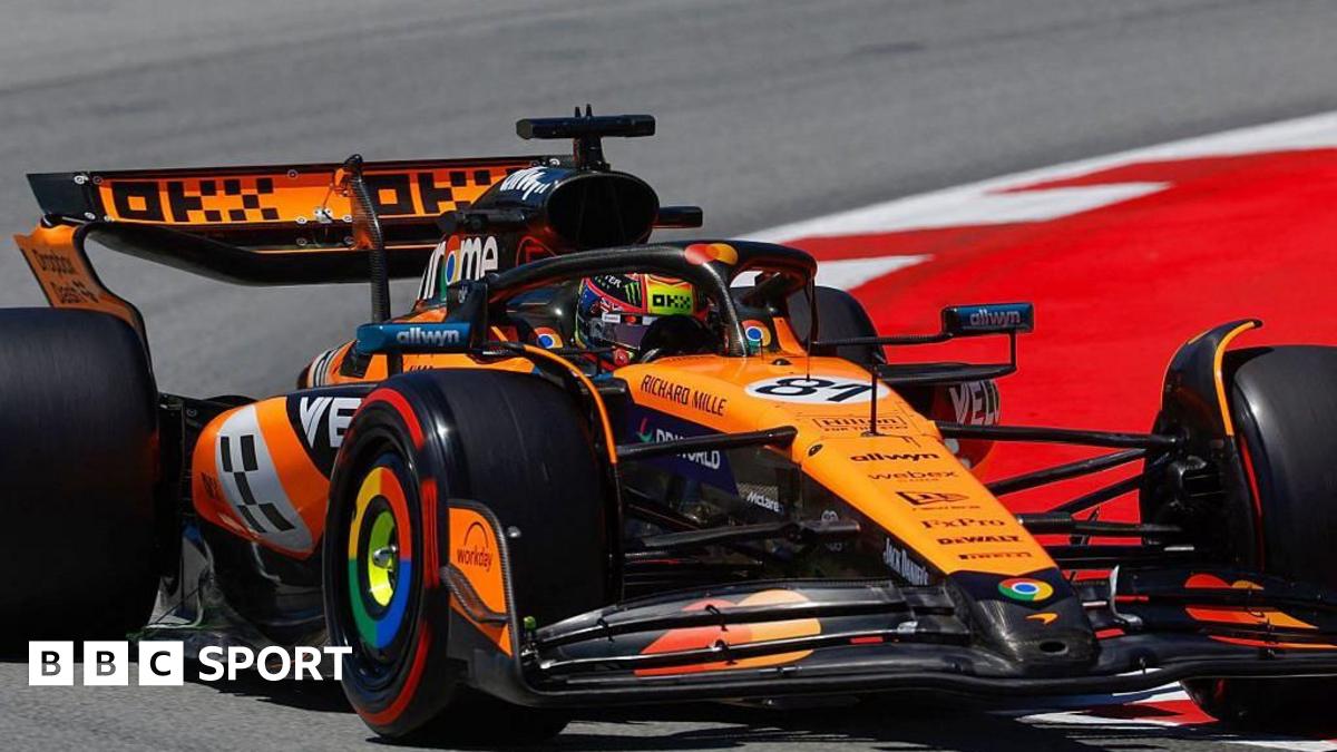 Spanish Grand Prix 2025: Oscar Piastri tops second practice as McLaren set pace in Barcelona