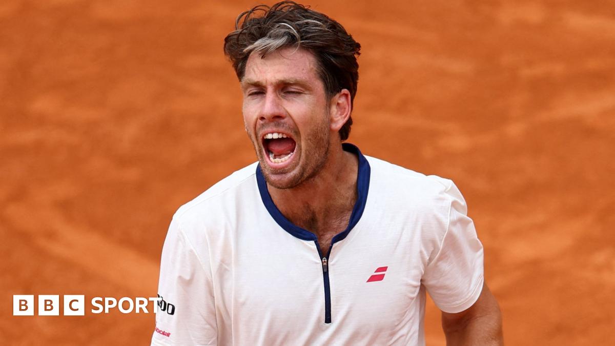 French Open 2025 results: Cameron Norrie beats Daniil Medvedev in five sets in Roland Garros first round