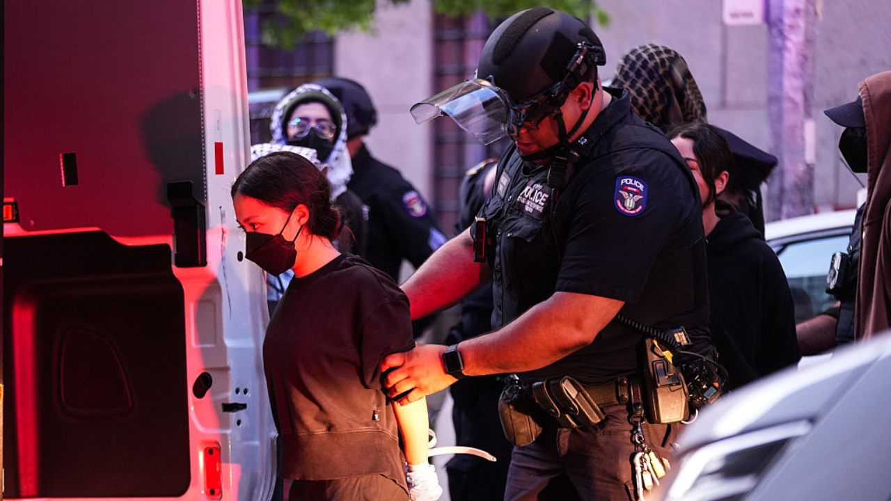 Columbia protest leads to 80 arrests as demonstrators demand Israel divestment