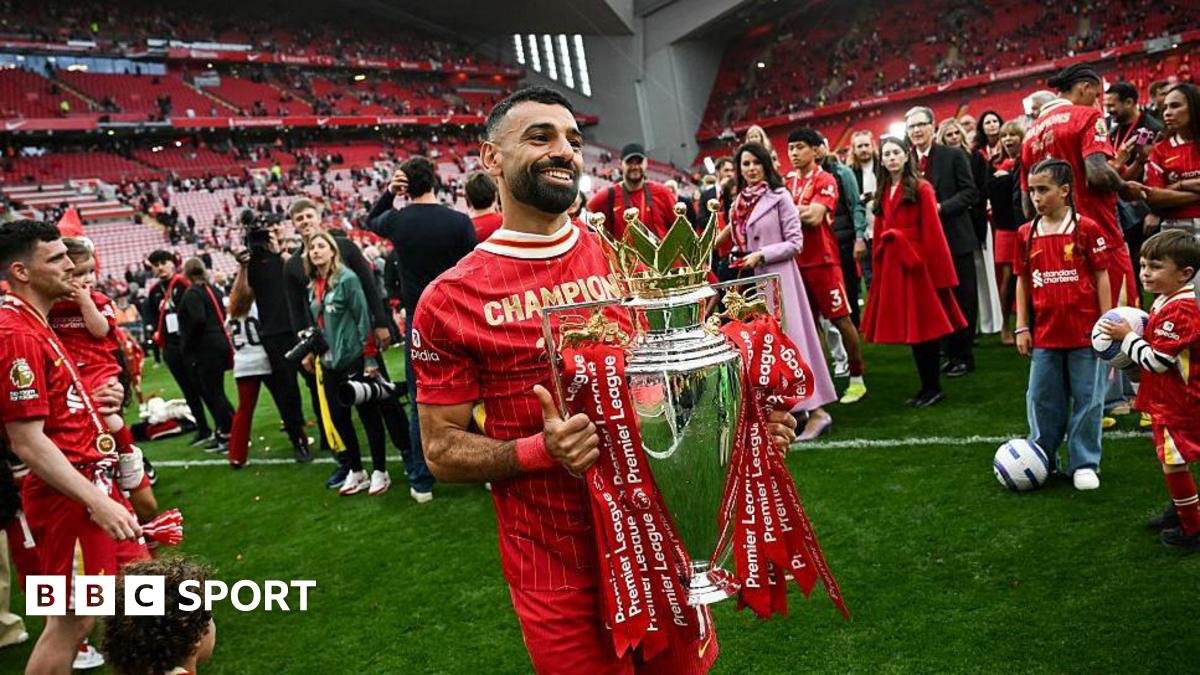 Liverpool win Premier League: Mohamed Salah has final say on day of Anfield celebrations
