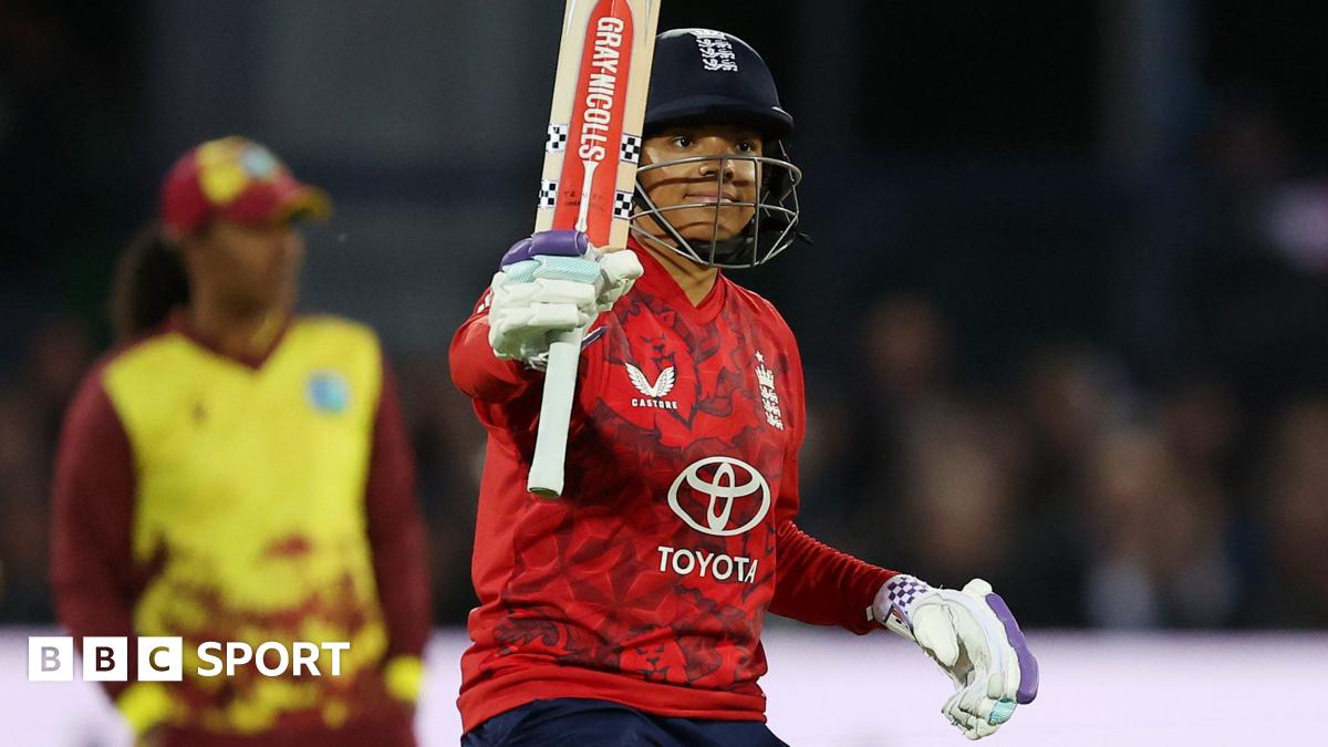 England vs West Indies: Sophia Dunkley leads hosts to eight-wicket win despite Hayley Matthews century