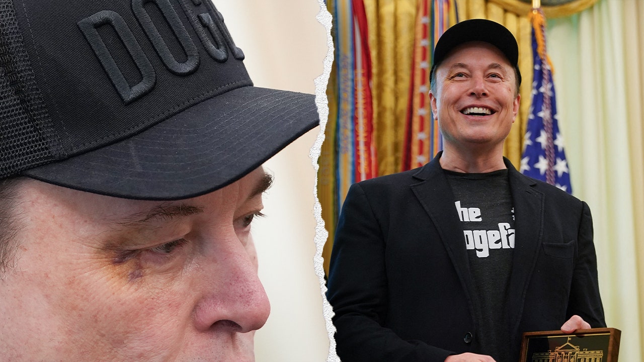 Elon Musk reveals black eye by 5-year-old son during Oval Office farewell