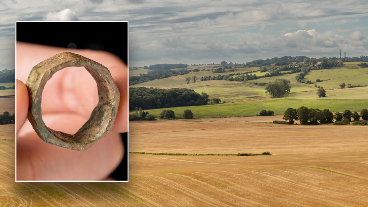Rare eight-sided ancient Roman ring discovered in UK drainage ditch after 1,600 years