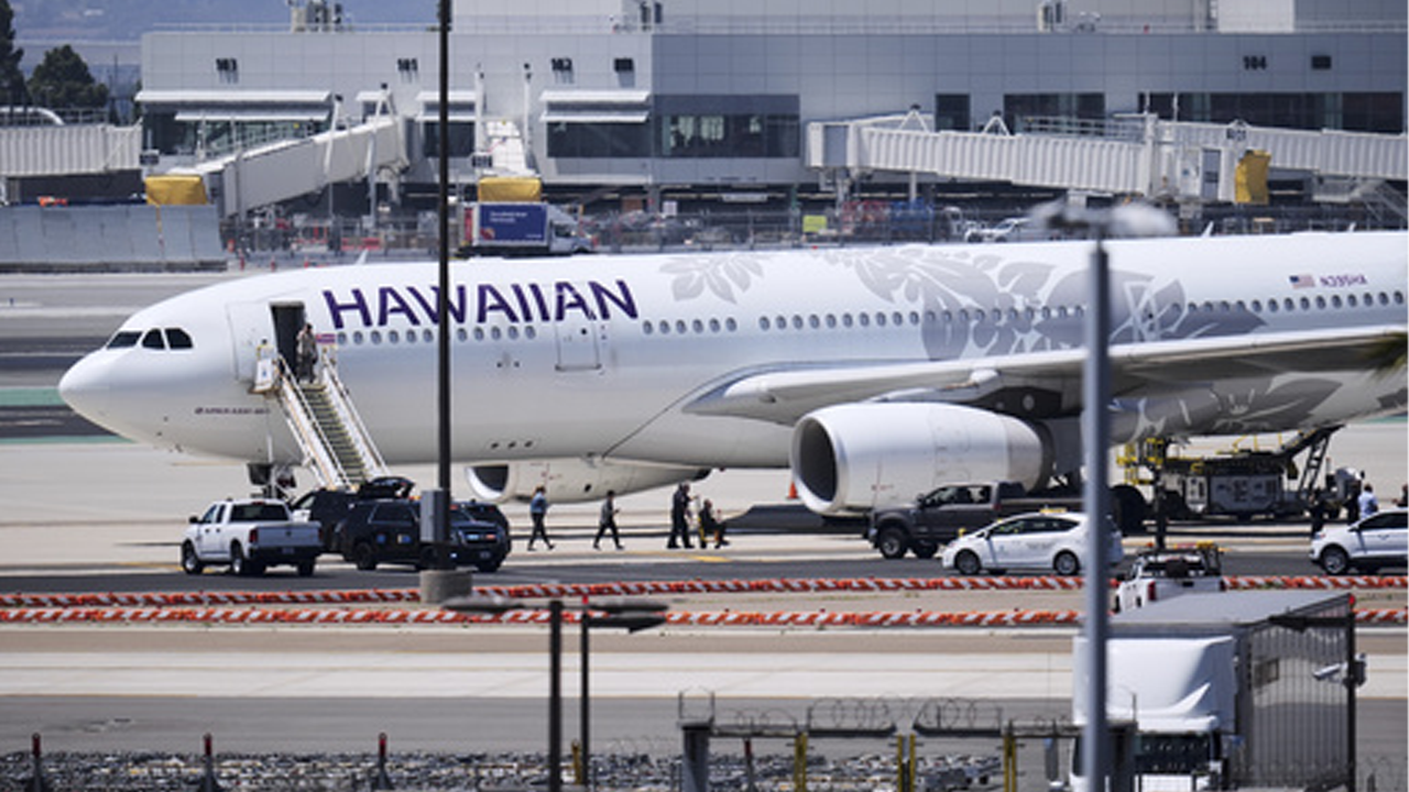 Hawaiian Airlines flight evacuated over possible bomb threat; person arrested