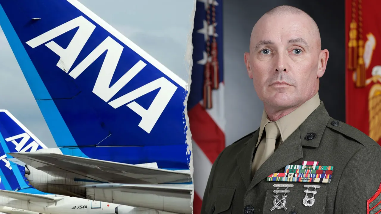 Marine restrains man who tried to open emergency exit on flight: report