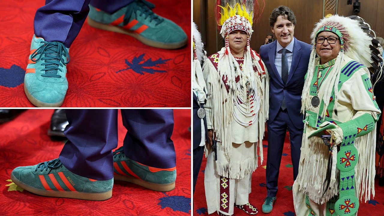 Trudeau’s neon sneakers steal the spotlight during King Charles’s Canadian visit