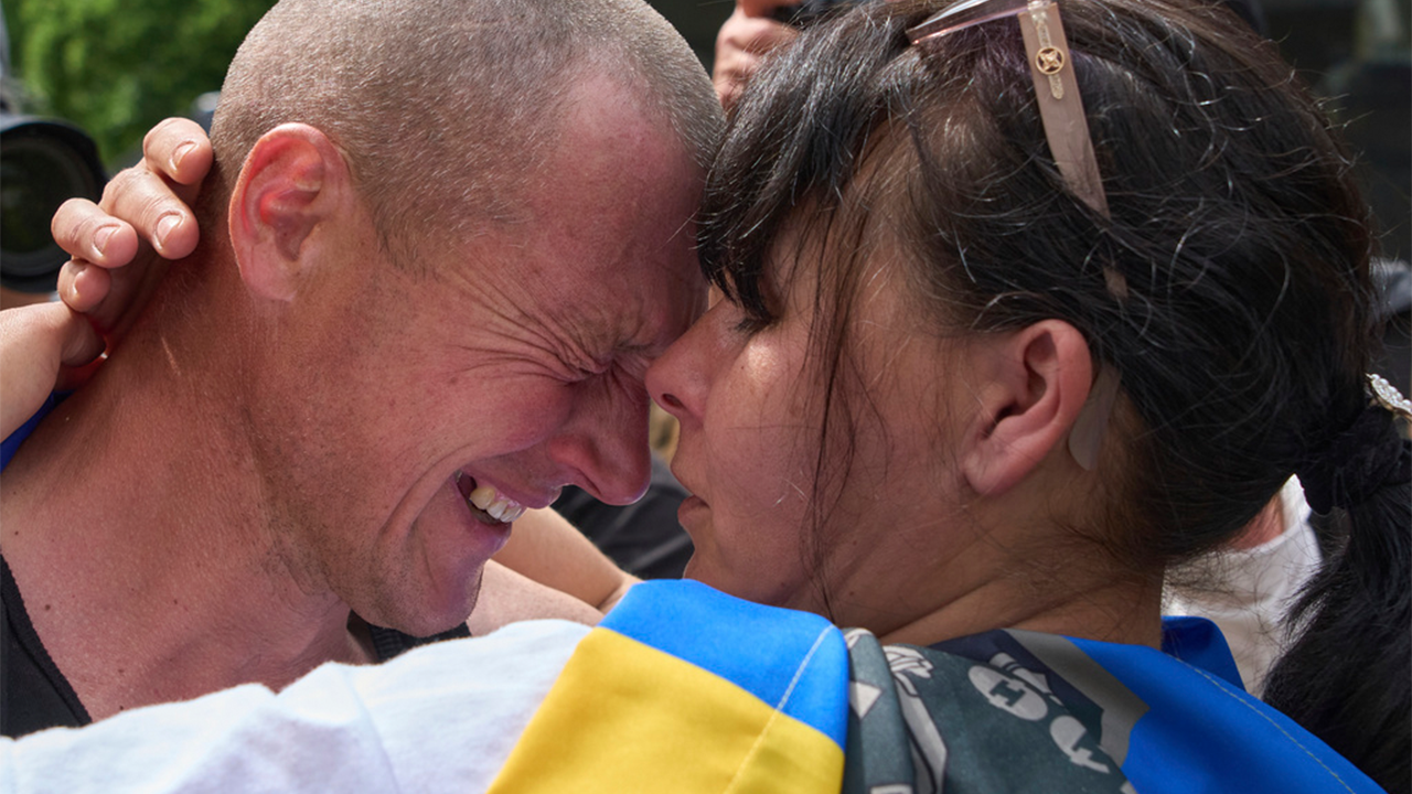 Russia and Ukraine swap over 300 prisoners amid massive aerial assault