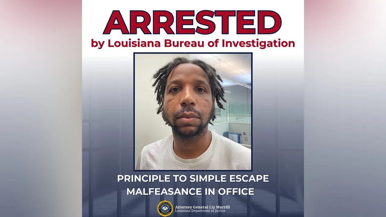 Maintenance worker charged with aiding Orleans Parish Jail inmate escape