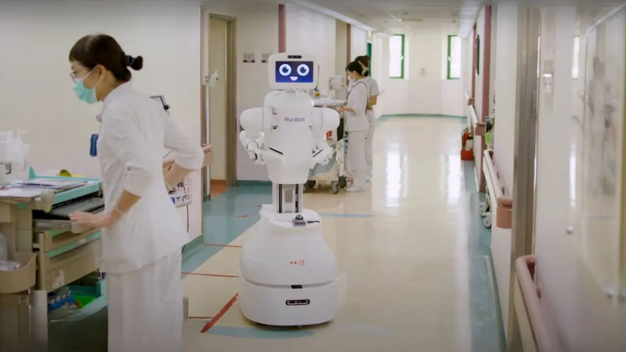 AI nursing robot Nurabot helps Taiwan hospitals combat global healthcare shortage