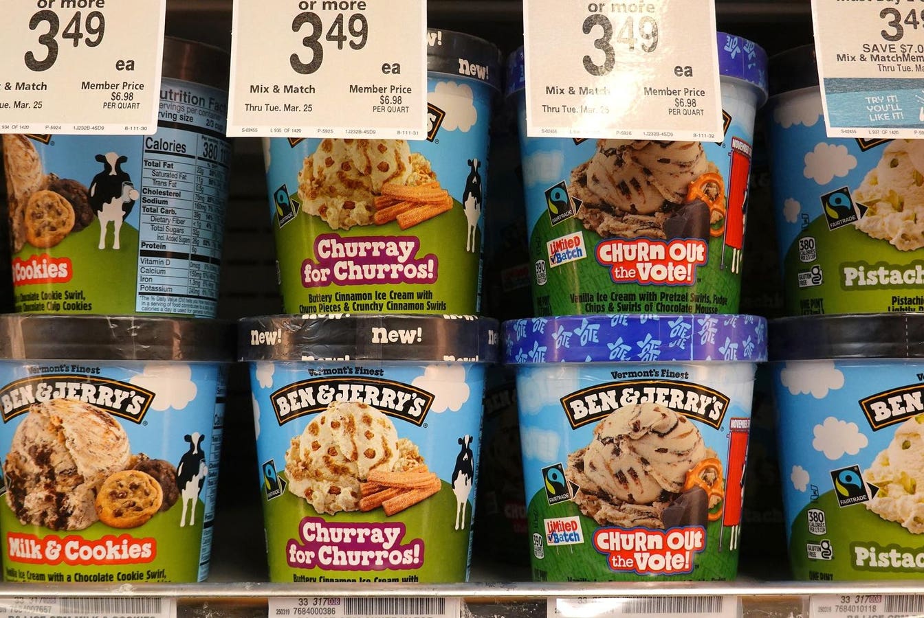 B&J Isn’t Selling “Free Palestine” Ice Cream, But Will End Israel Deal