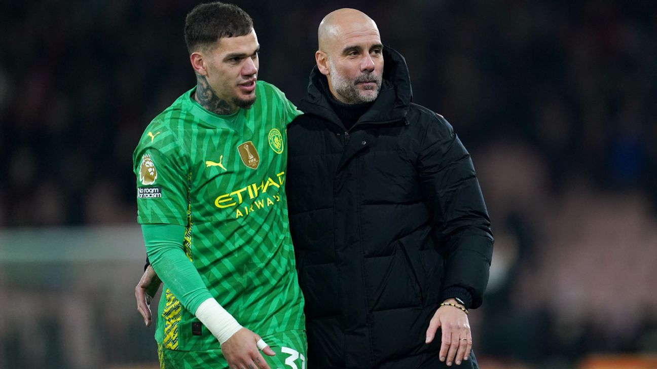 Pep Guardiola: Ederson, Stefan Ortega will both stay at Man City