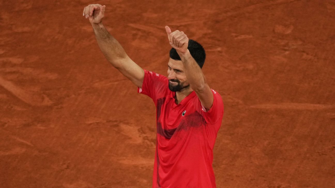 Novak Djokovic – Could have played last match at French Open