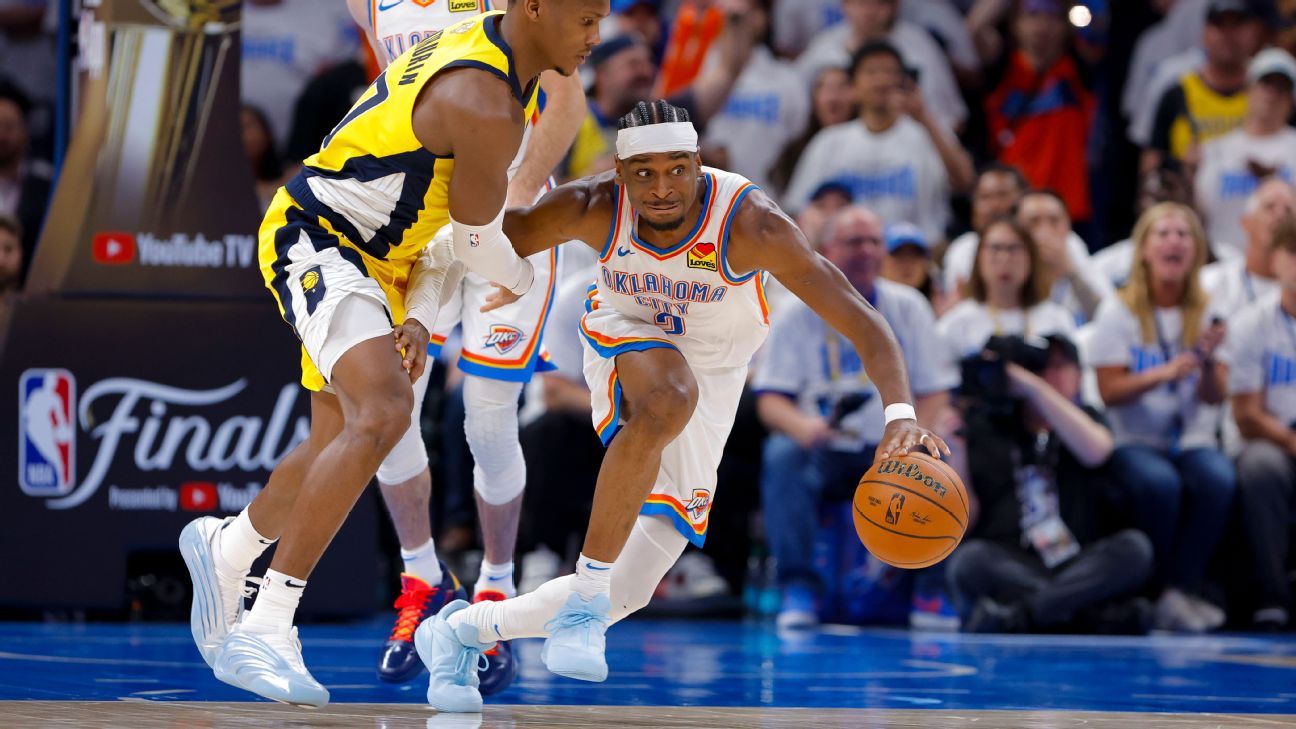 NBA Finals 2025 – How Thunder avoid a 2-0 deficit against Pacers