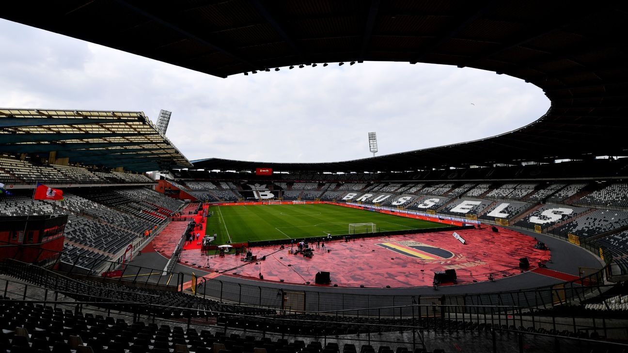 Wales fan in hospital after fall from stands in Belgium stadium