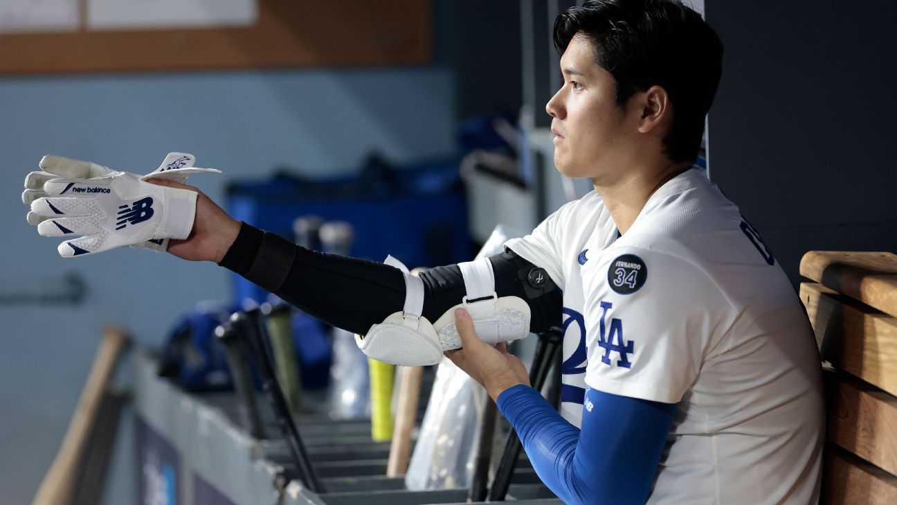 Dodgers need Shohei Ohtani’s arm, but his bat will do for now