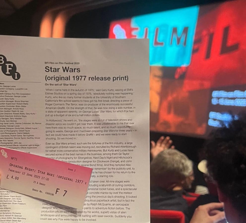 Lucasfilm’s Kathleen Kennedy Introduces BFI Screening Of Rare 1977 Star Wars Film Print