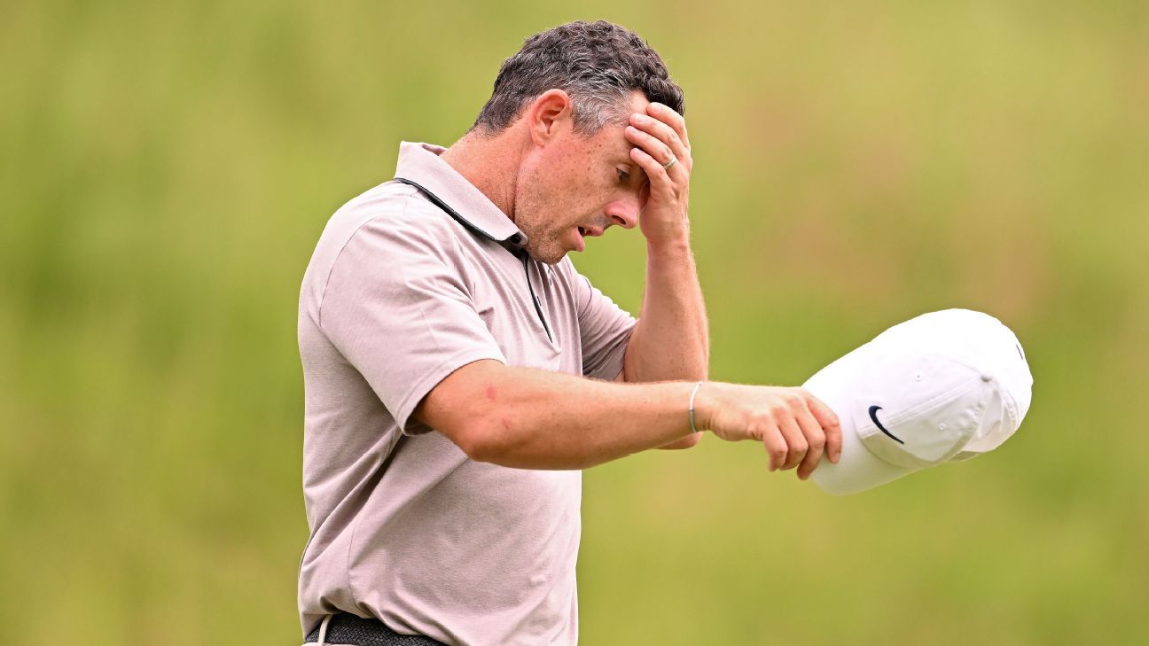‘Pretty average’ McIlroy ambivalent over his U.S. Open play