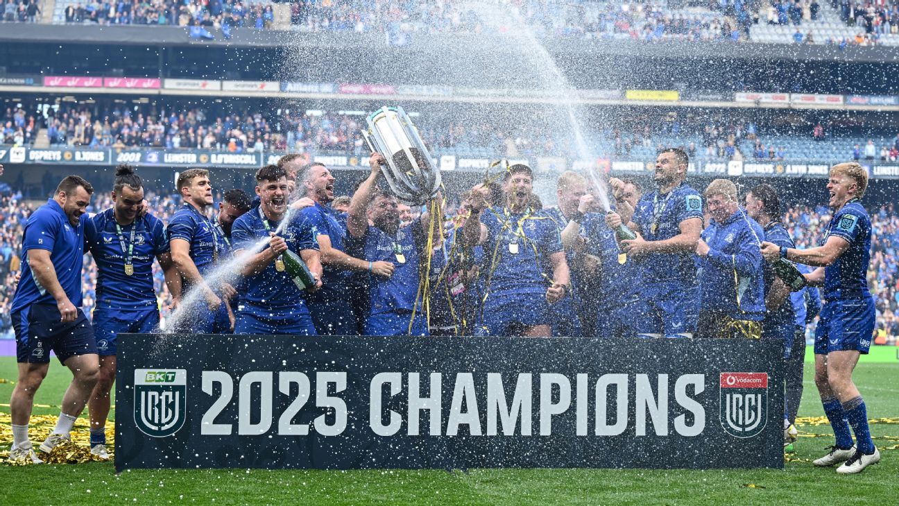 United Rugby Championship final: Leinster outclass Bulls to win ninth title
