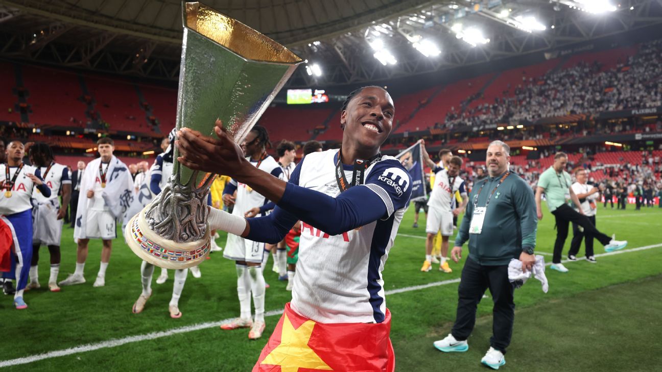 Mathys Tel joins Tottenham on permanent deal after loan