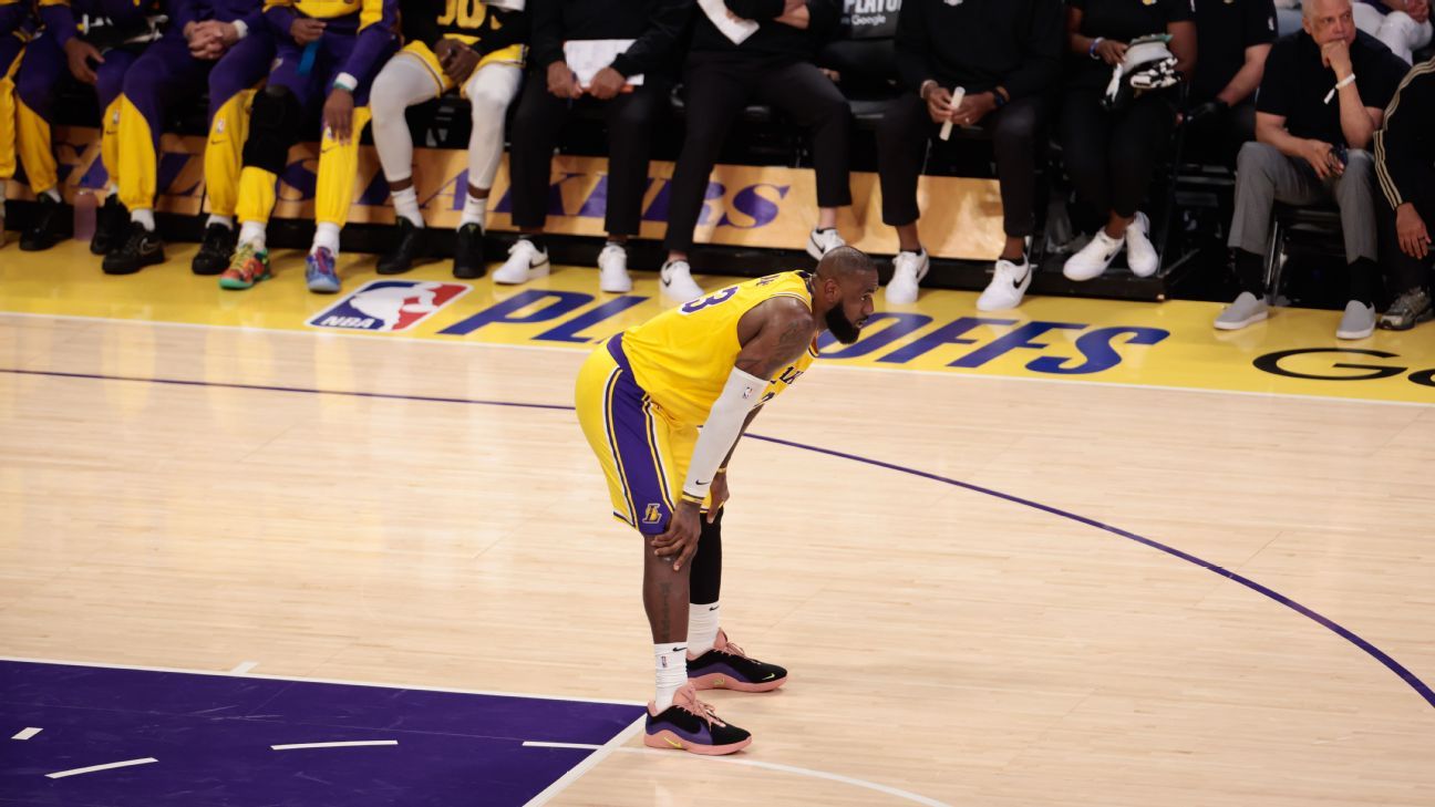 LeBron James says knee ‘good,’ targeting 100% by training camp
