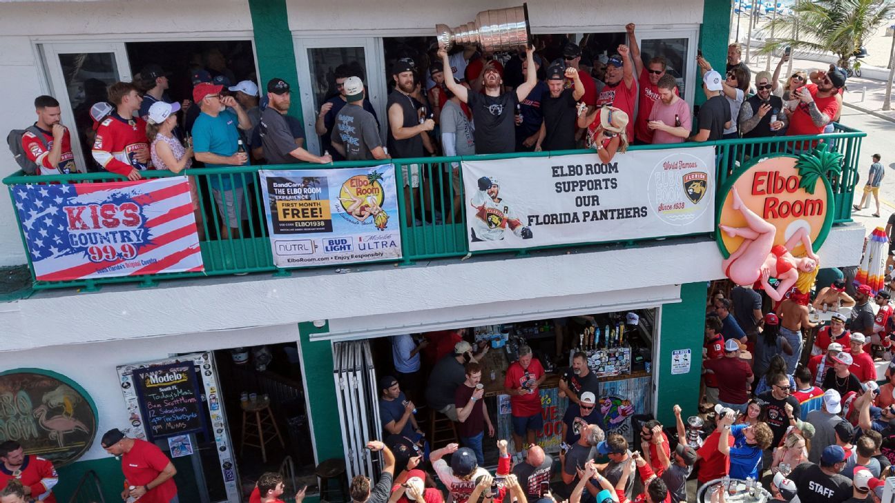 Panthers dent, crack Stanley Cup while celebrating latest title