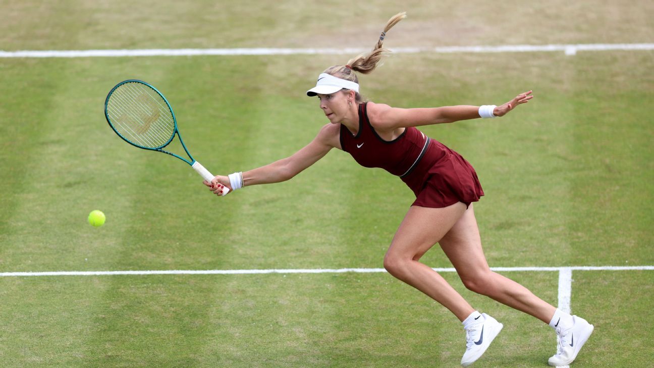 Nottingham Open: Katie Boulter knocked out in quarterfinals by McCartney Kessler
