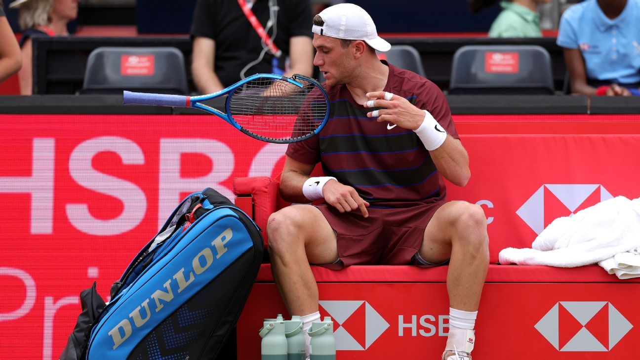 Queen’s: Unwell Jack Draper denied spot in final by Jiri Lehecka