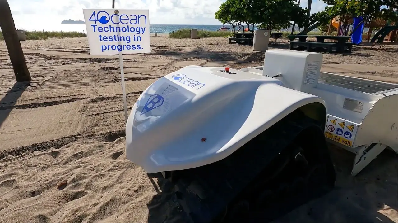 BeBot: The electric beach-cleaning robot tackling plastic pollution