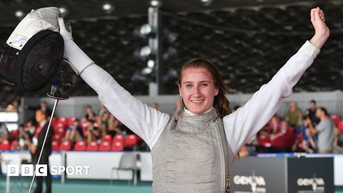 European Fencing Championships: GB’s Carolina Stutchbury wins silver in Genoa