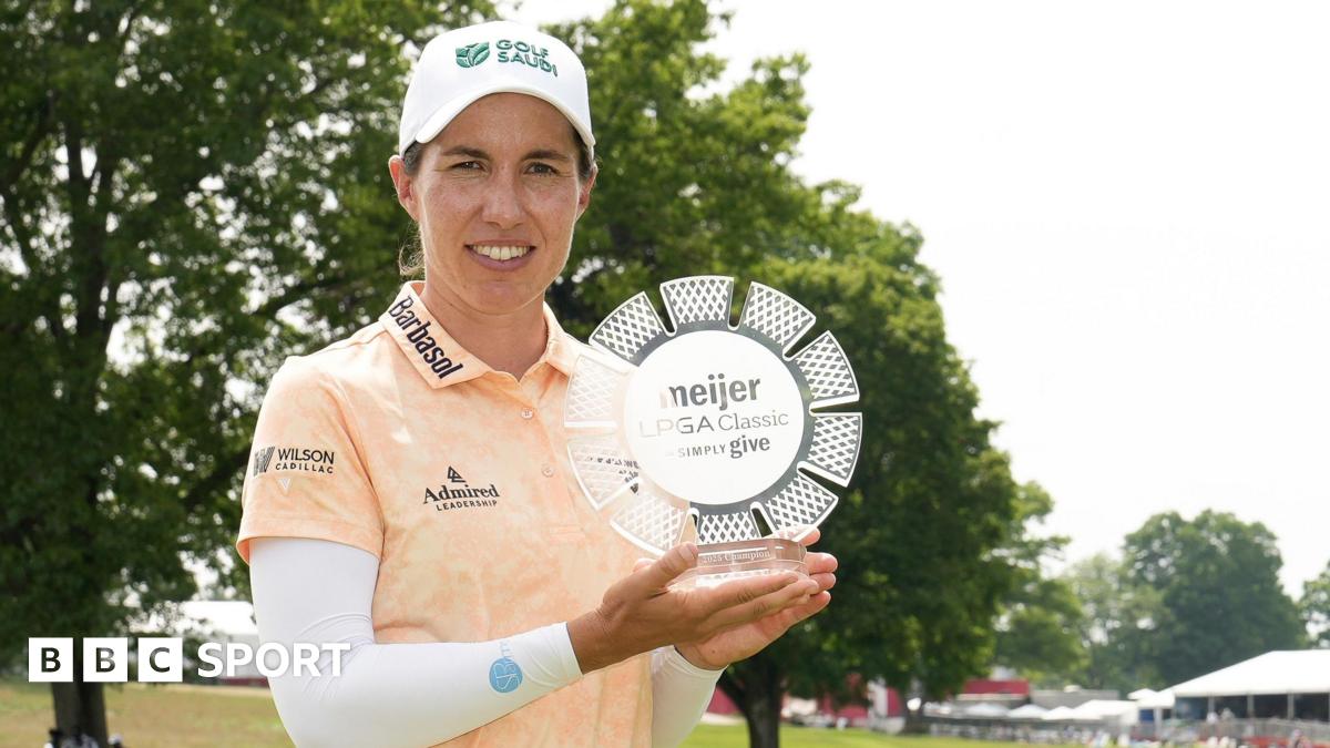 Carlota Ciganda ends LPGA Tour victory drought at Meijer Classic in Michigan