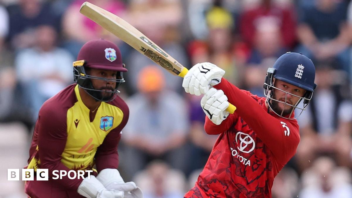 England vs West Indies: Ben Duckett and Jamie blast fifties as hosts seal T20 series clean sweep