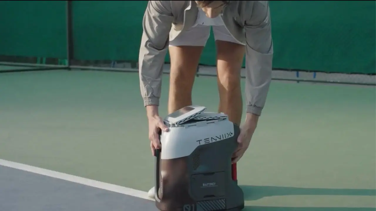 Tenniix AI tennis robot offers reliable practice partner for all skill levels