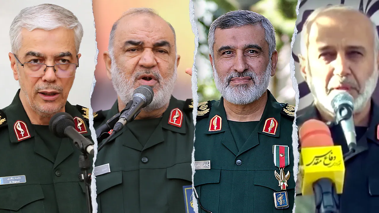 Who were 2 of the top Iranian generals killed in Israeli strikes?