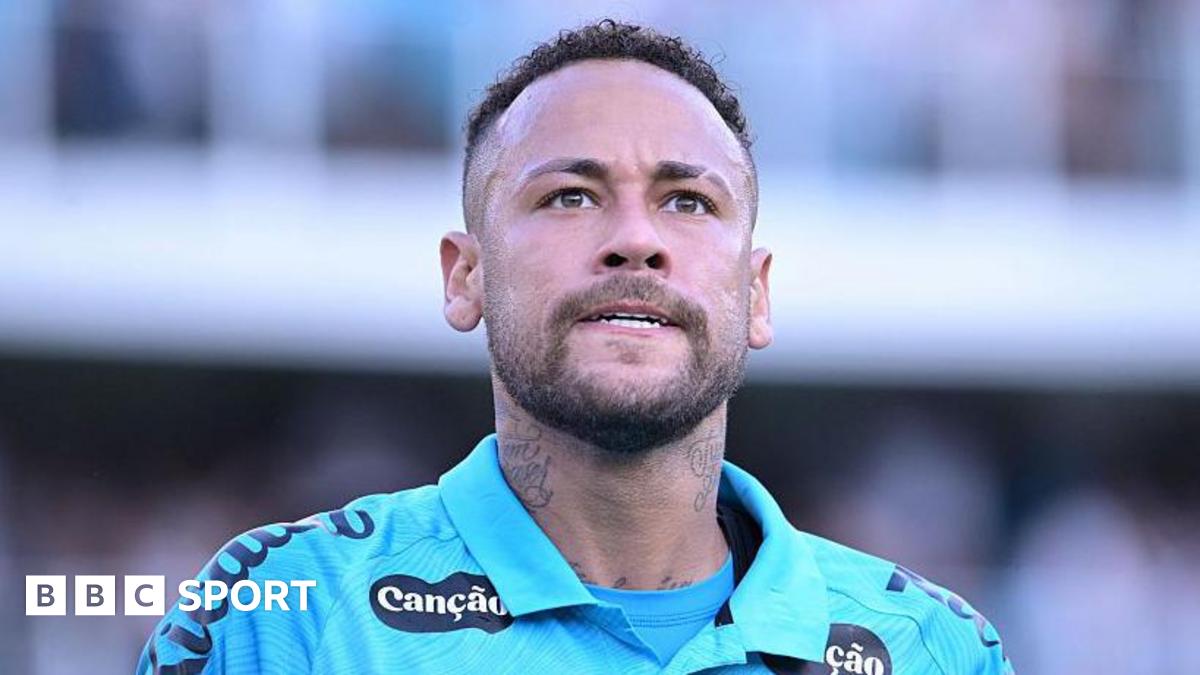 Neymar: Brazil forward renews Santos contract until December