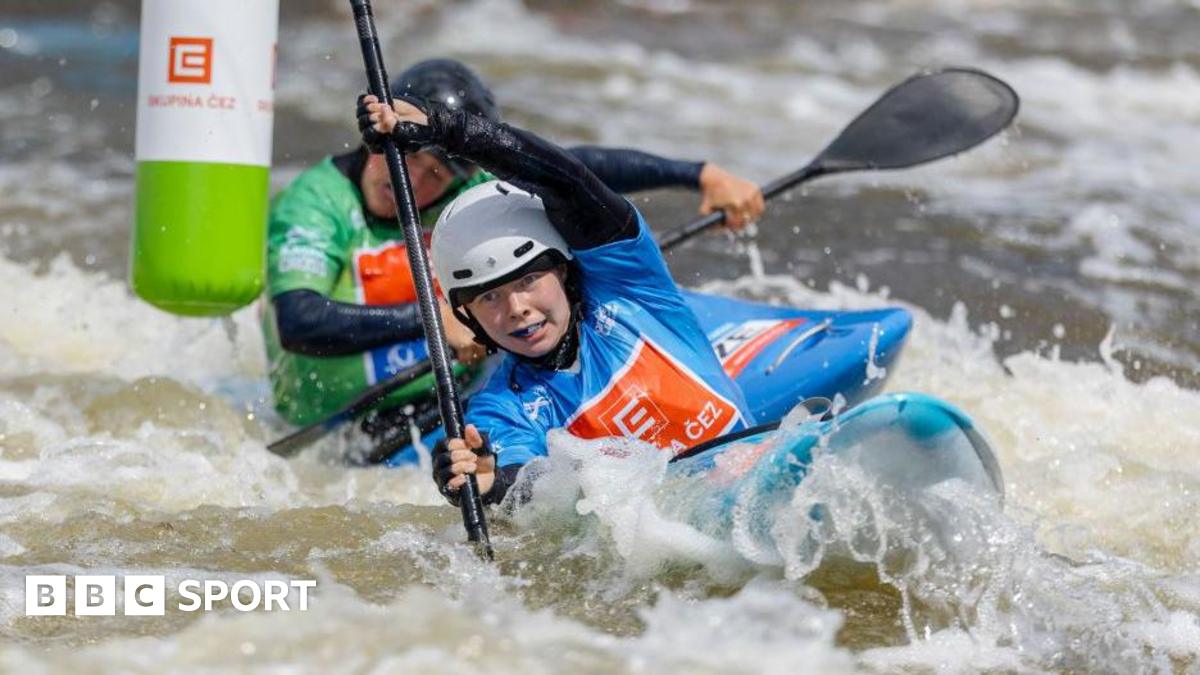 Canoe Slalom World Cup: Lois Leaver wins Prague bronze after Adam Burgess gold