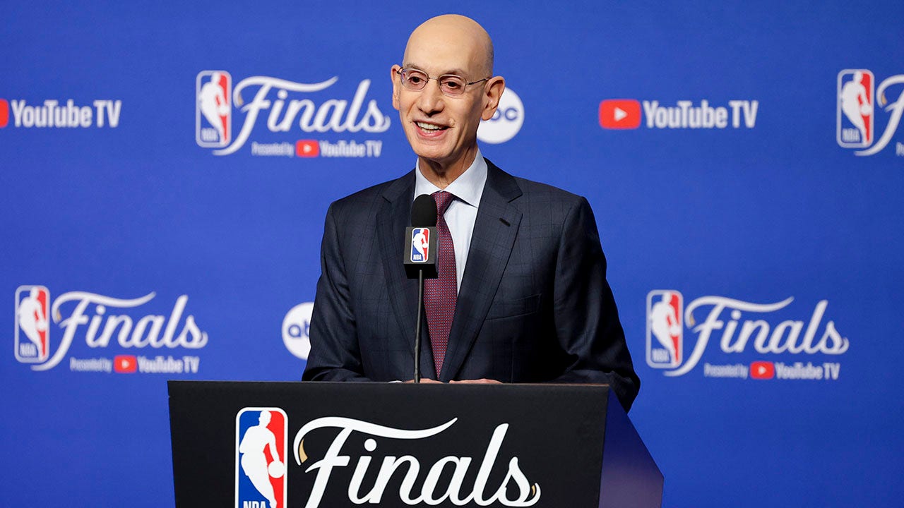 Adam Silver defended ‘disappearing’ NBA Finals on-court decals
