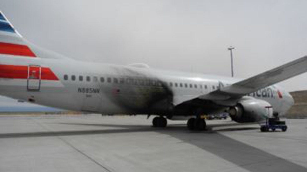 American Airlines jet that caught fire in Denver had incorrectly installed parts