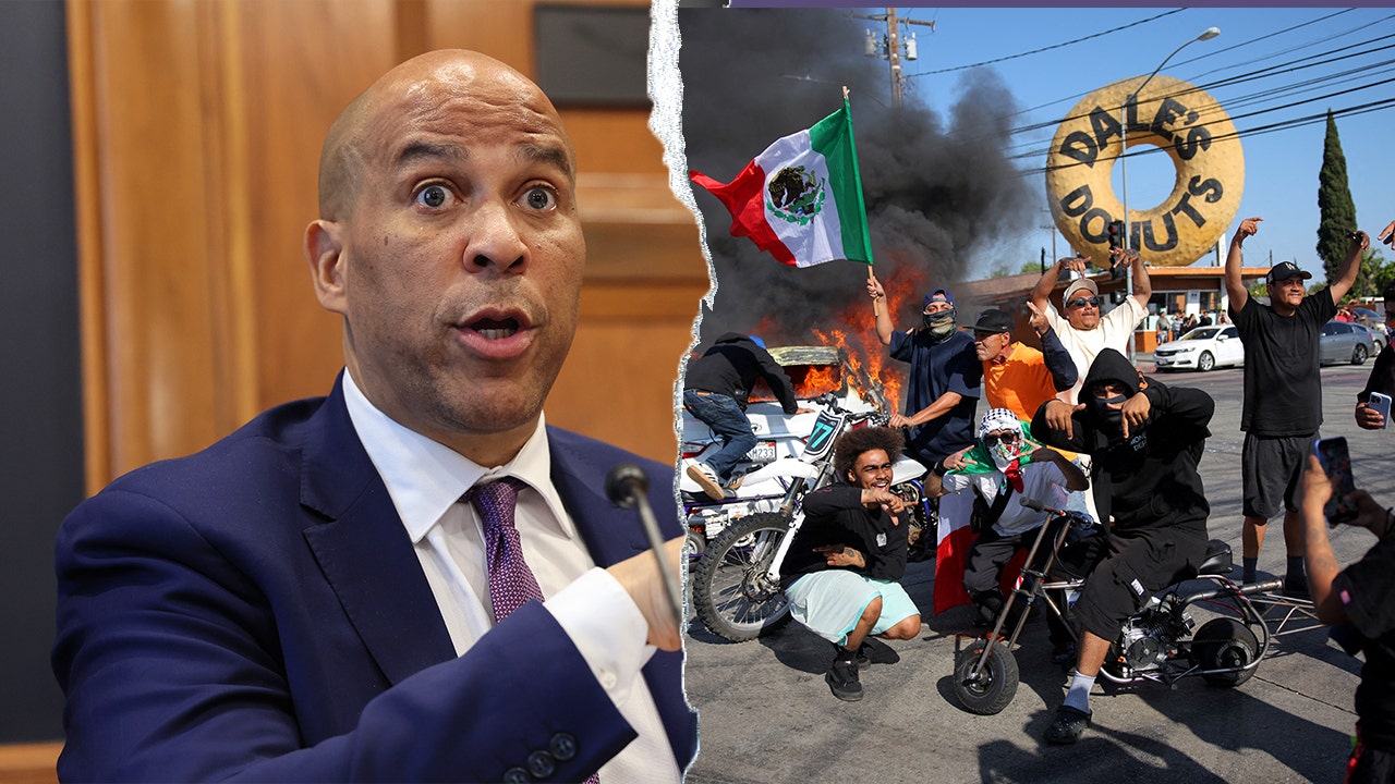 Cory Booker calls LA riots ‘peaceful’ as National Guard responds to unrest