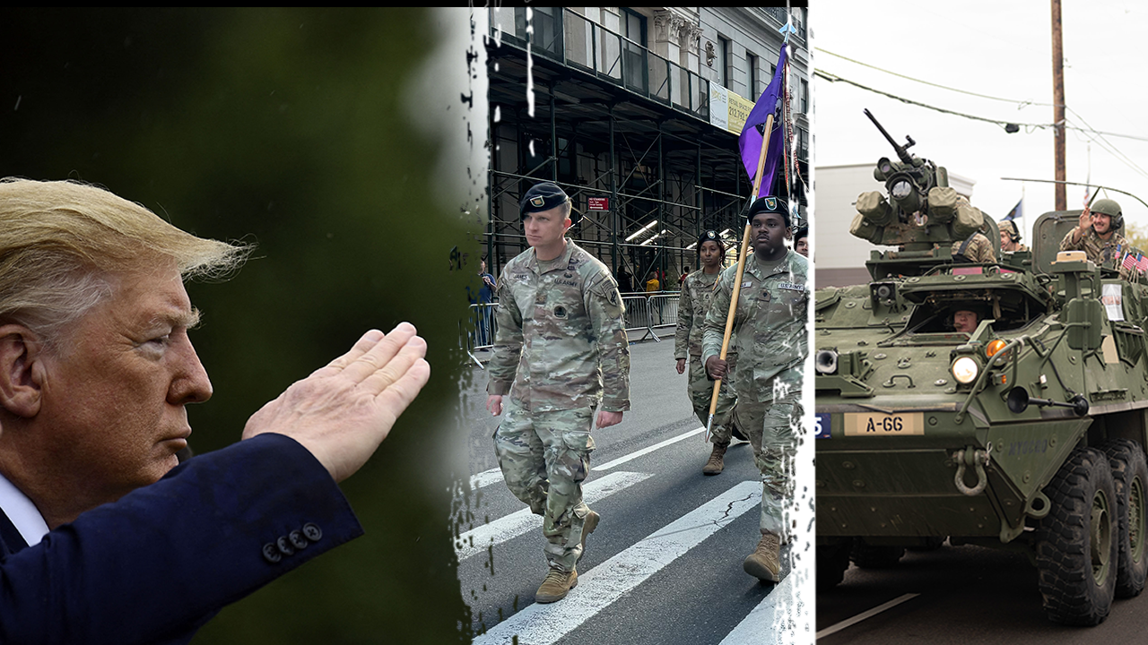 Trump issues a word of caution for anyone who protests his military parade