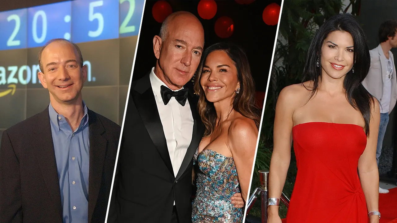 Jeff Bezos and Lauren Sánchez’s transformation from 1990s to present day