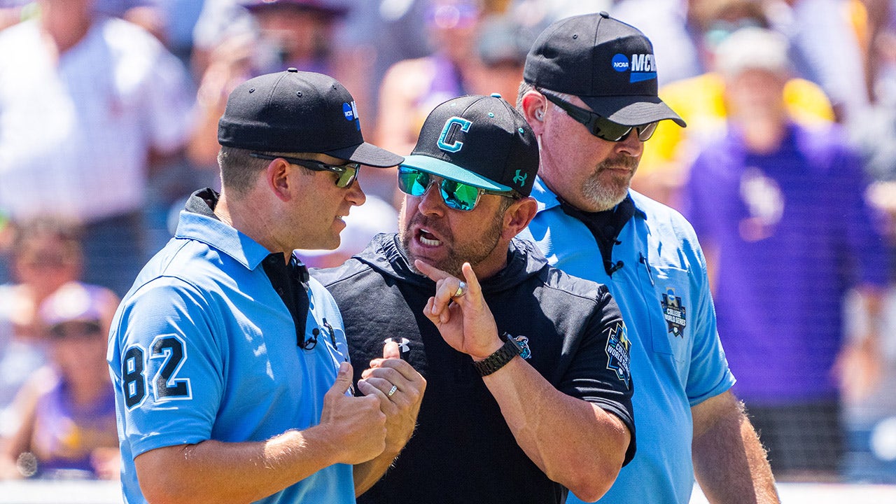 Coastal Carolina coach rips umps after ejection in Men’s College World Series