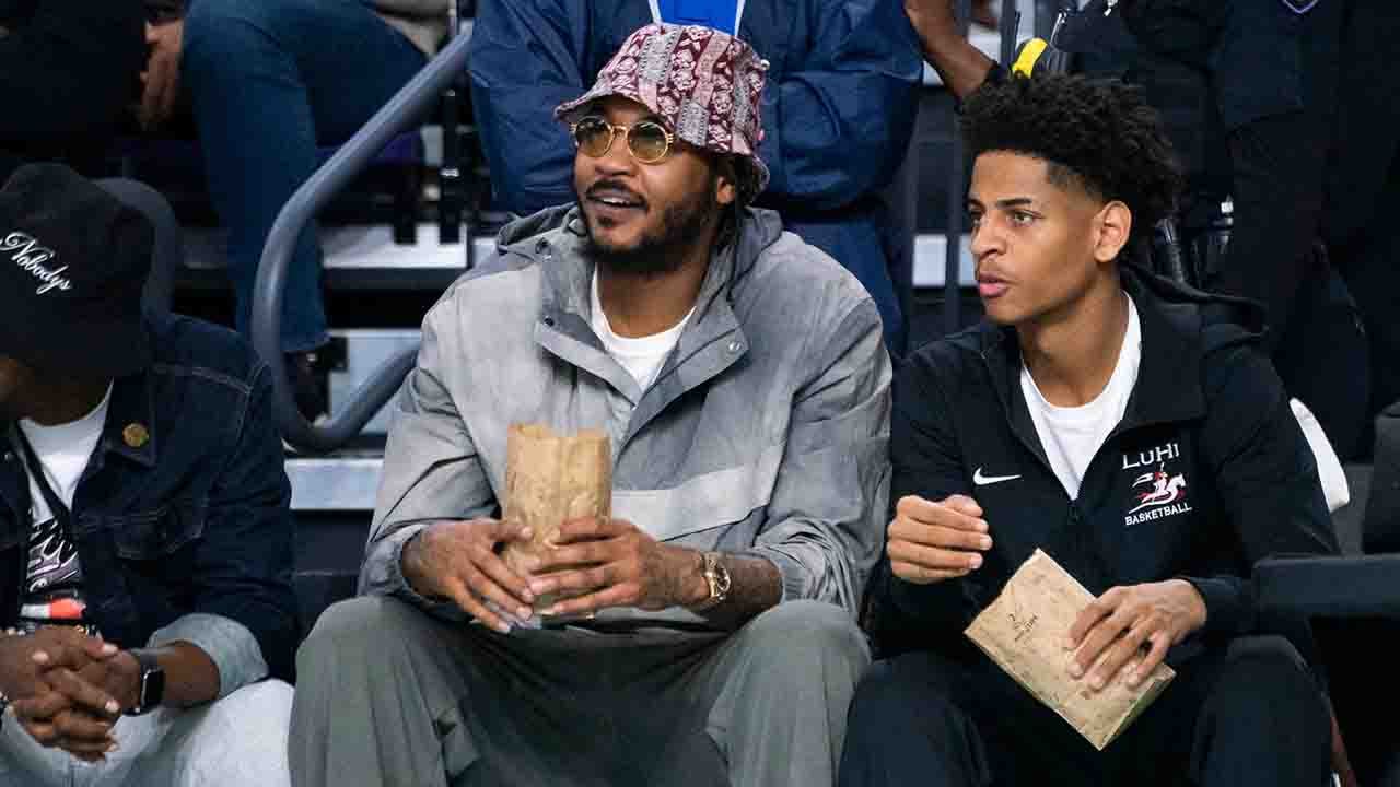 Carmelo Anthony’s son Kiyan on Syracuse commitment and father-son bond