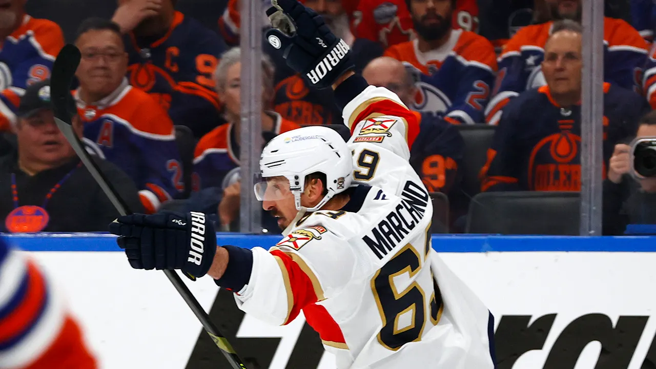 Marchand’s double-OT goal gives Panthers win over Oilers in Game 2