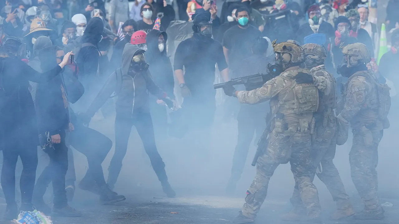 3 arrested after Portland protest turns violent at federal ICE building