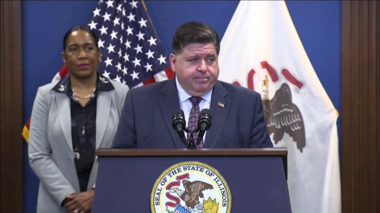 Illinois Gov. Pritzker launches third-term bid, slams Trump agenda