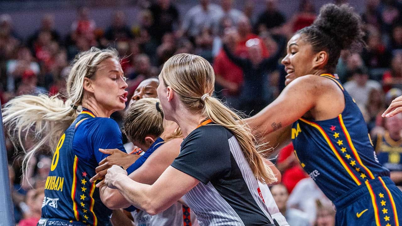 Fever’s Sophie Cunningham appears to retaliate over Caitlin Clark cheap shots