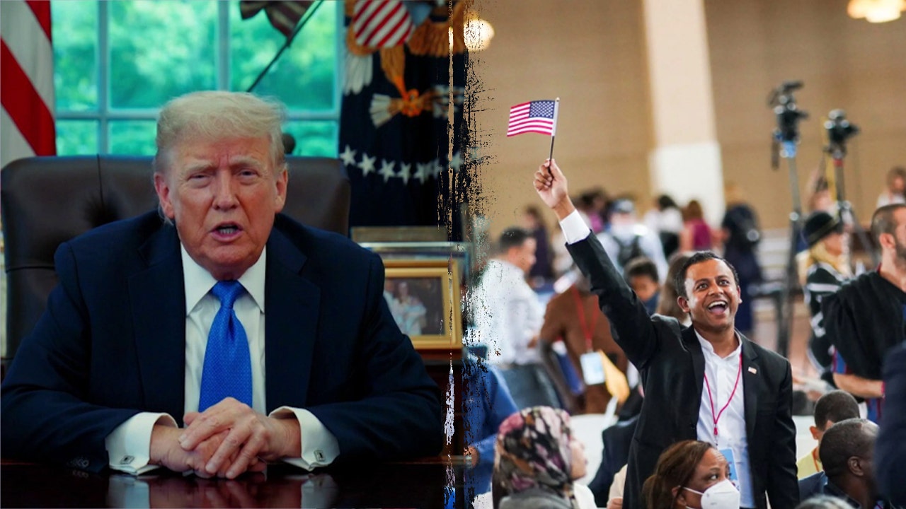 Trump tells new citizens to preserve American culture in ceremony video