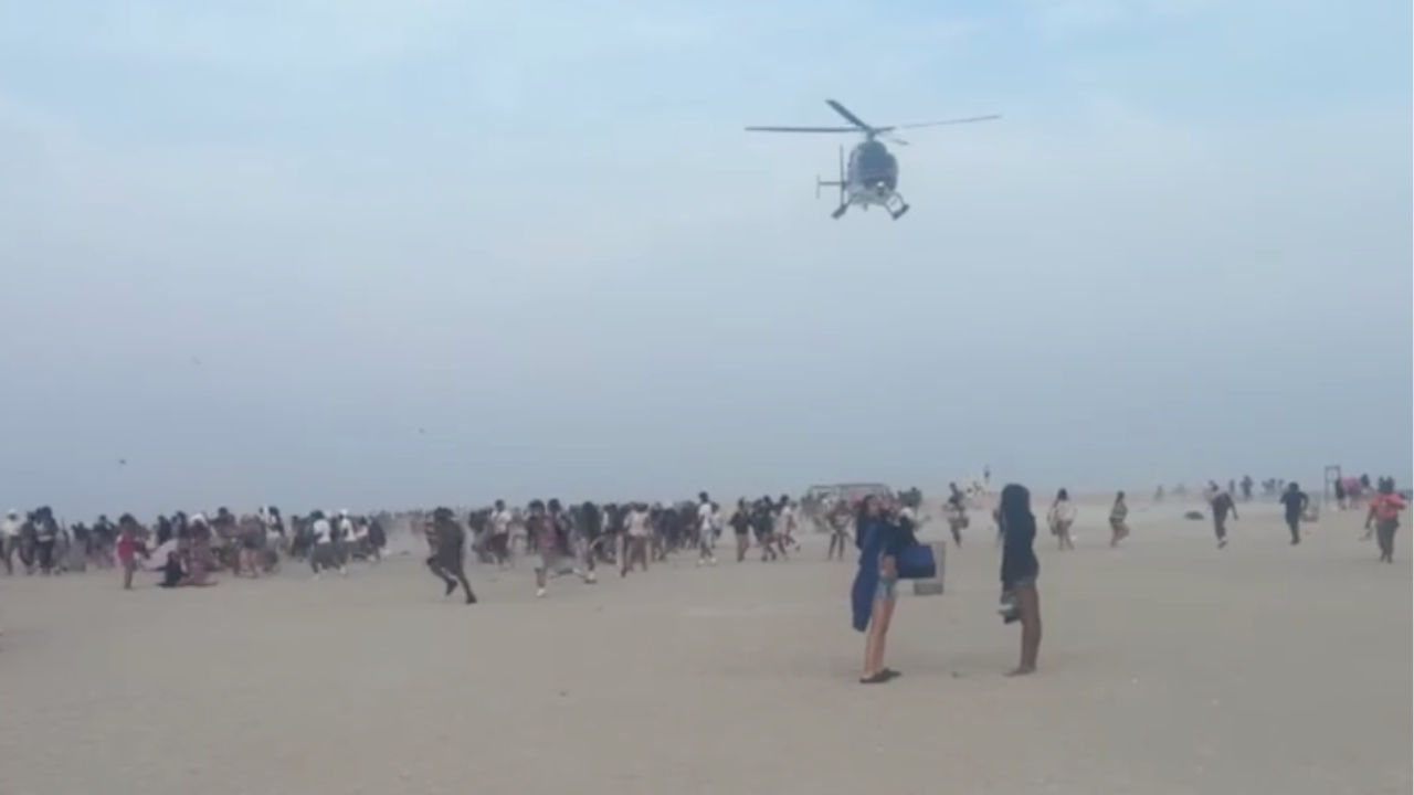 Jones Beach chaos as 500 teenagers gather for ‘Senior Cut Day’