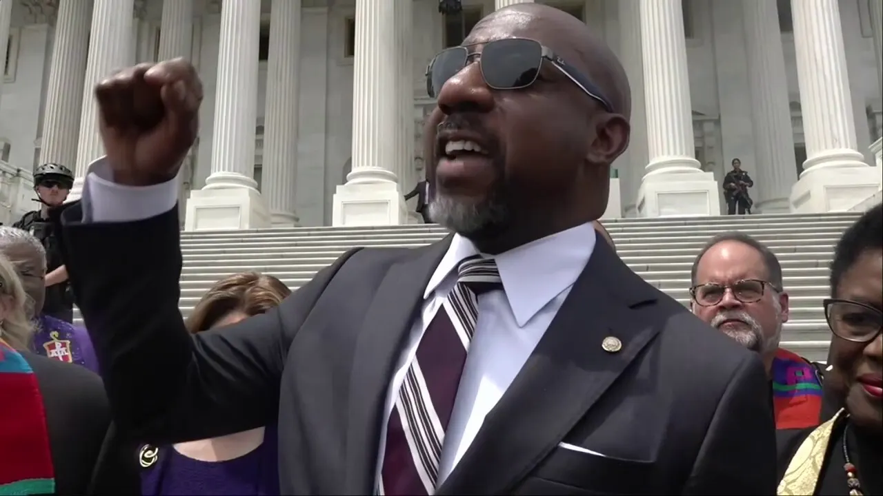 Raphael Warnock headlines prayer vigil against Big Beautiful Bill